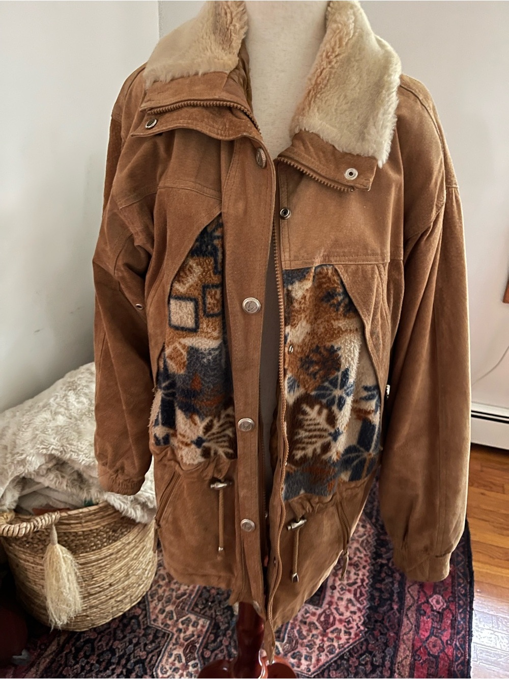 Vintage Winlit 1969 Genuine Leather Southwestern Jacket 🤎